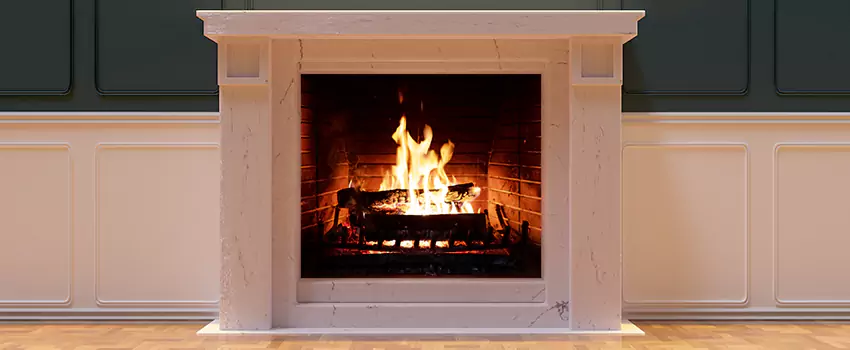 Decorative Electric Fireplace Installation in Dickinson, Texas