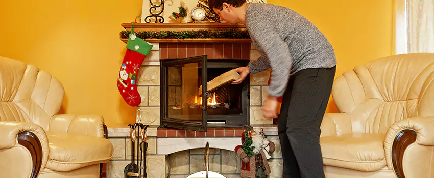Gas to Wood-Burning Fireplace Conversion Services in Dickinson, Texas