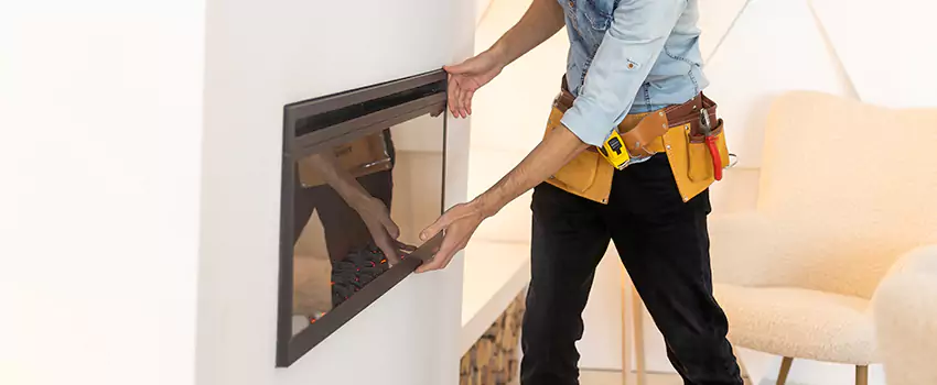 Metal Fireplace Installation in Dickinson, Texas
