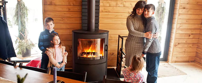 Morso Cast Iron Fireplace Insert Installation in Dickinson, Texas