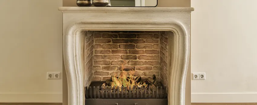 Vintage-style Fireplace Redesign in Dickinson, Texas