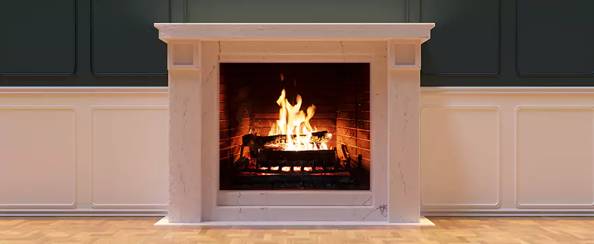 Open Flame Wood-Burning Fireplace Installation Services in Dickinson, Texas