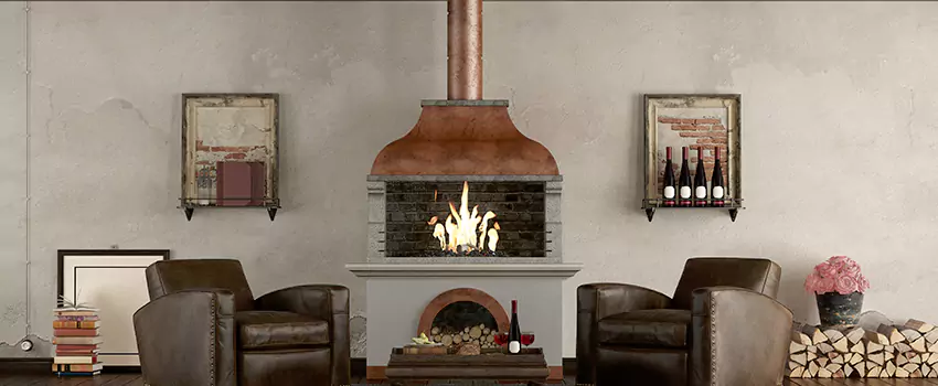 Thelin Hearth Products Providence Pellet Insert Fireplace Installation in Dickinson, TX