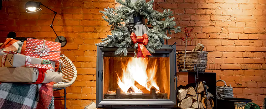 Travis Industries Linear Gas Fireplace Installation in Dickinson, Texas
