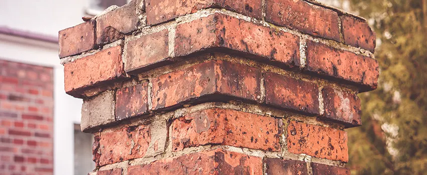 Cracked Chimney Bricks Repair Cost in Dickinson, Texas